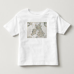 Map of Britain and Ireland, published Paris 1640 ( Toddler T-Shirt