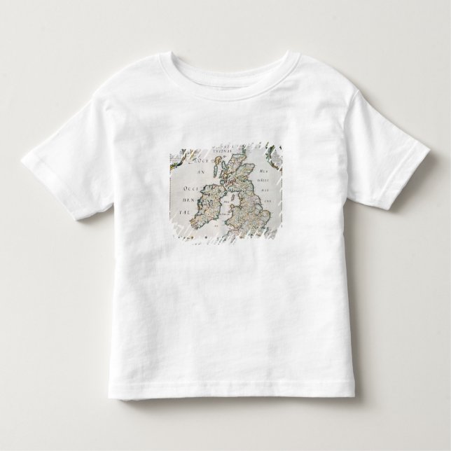 Map of Britain and Ireland, published Paris 1640 ( Toddler T-Shirt (Front)