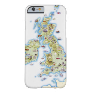 Map of British Isles Barely There iPhone 6 Case