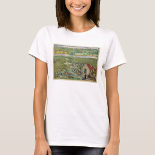 Map of Cadiz, from 'Civitates Orbis Terrarum' by G T-Shirt
