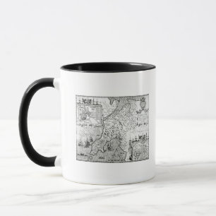 Map of Caernarvon, 1616 Mug