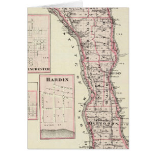 Map of Calhoun County, Winchester