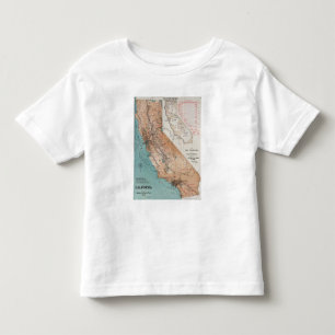 Map of California 2 Toddler T-Shirt