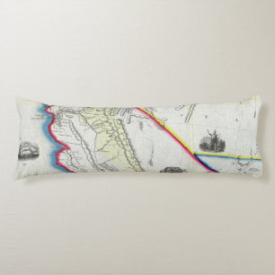 Map of California Body Cushion