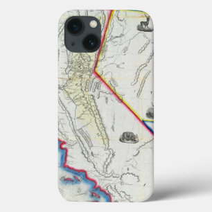 Map of California iPhone 13 Case