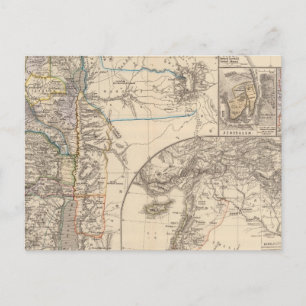 Map of Canaan Postcard