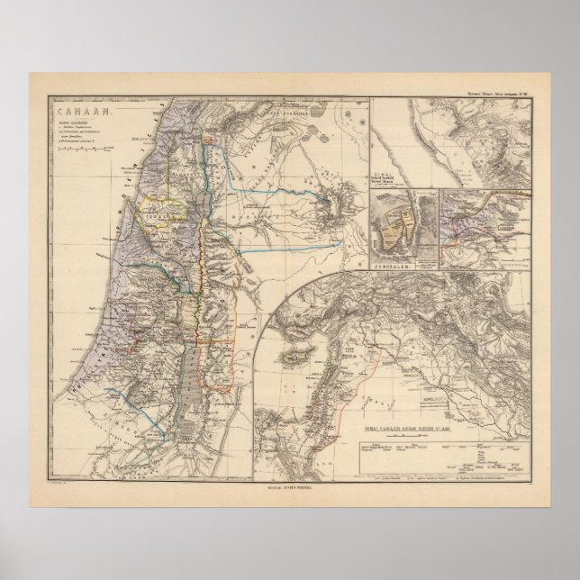 Map of Canaan Poster (Front)