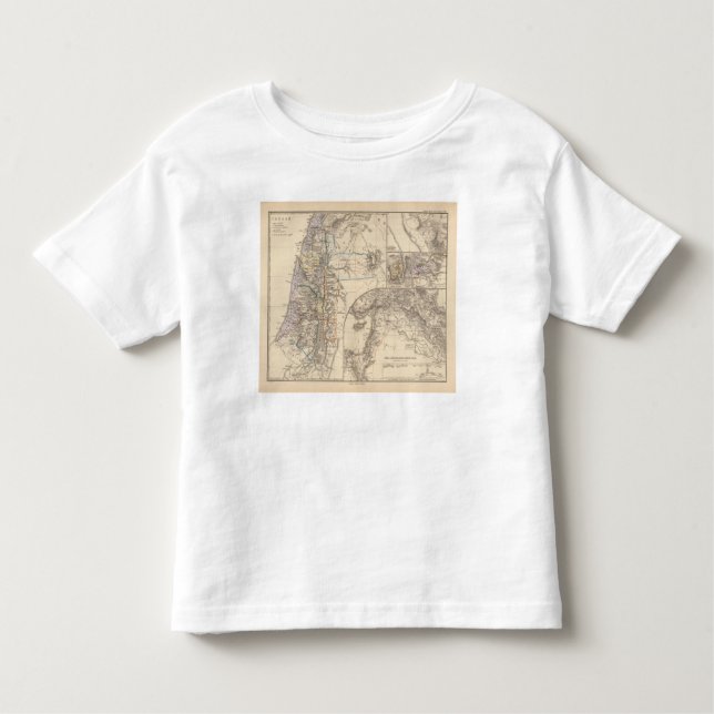 Map of Canaan Toddler T-Shirt (Front)