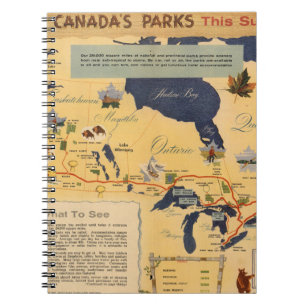 Map of Canada - Canada's Parks Notebook