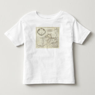 Map of Canada featuring Native American Villages Toddler T-Shirt