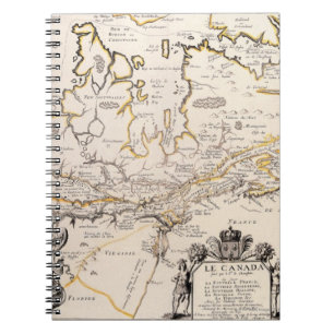 Map of Canada Notebook