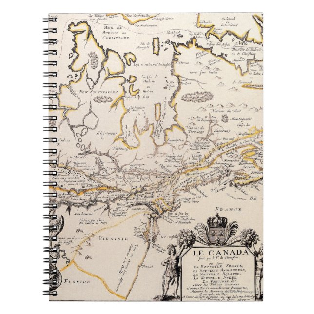 Map of Canada Notebook (Front)