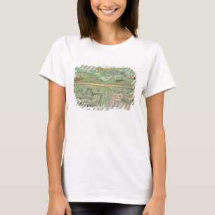 Map of Candia and Corfu, from 'Civitates Orbis Ter T-Shirt