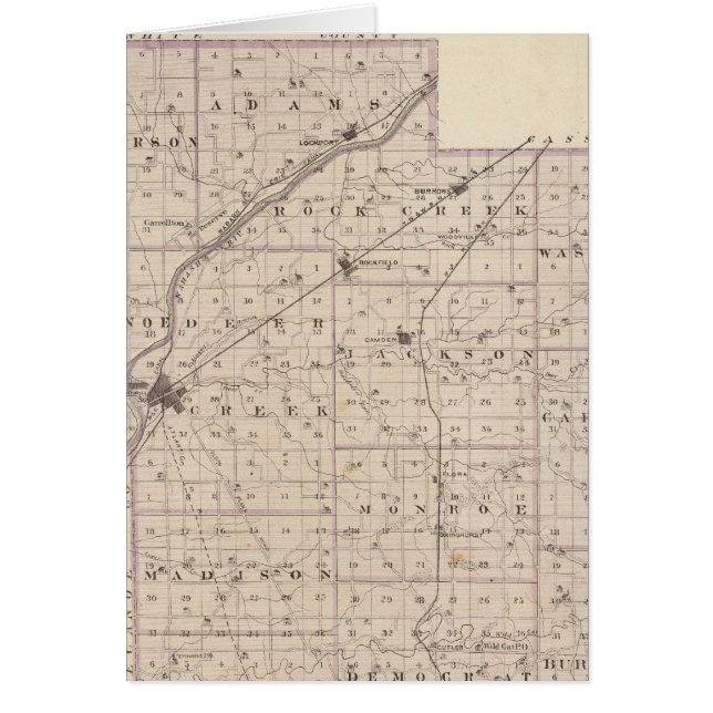 Map of Carroll County (Front)