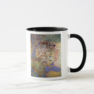 Map of Central Europe Mug