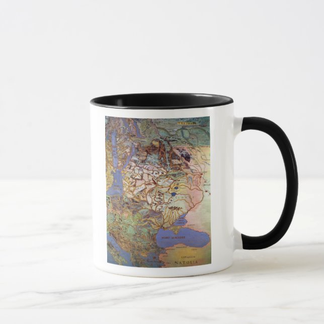 Map of Central Europe Mug (Right)