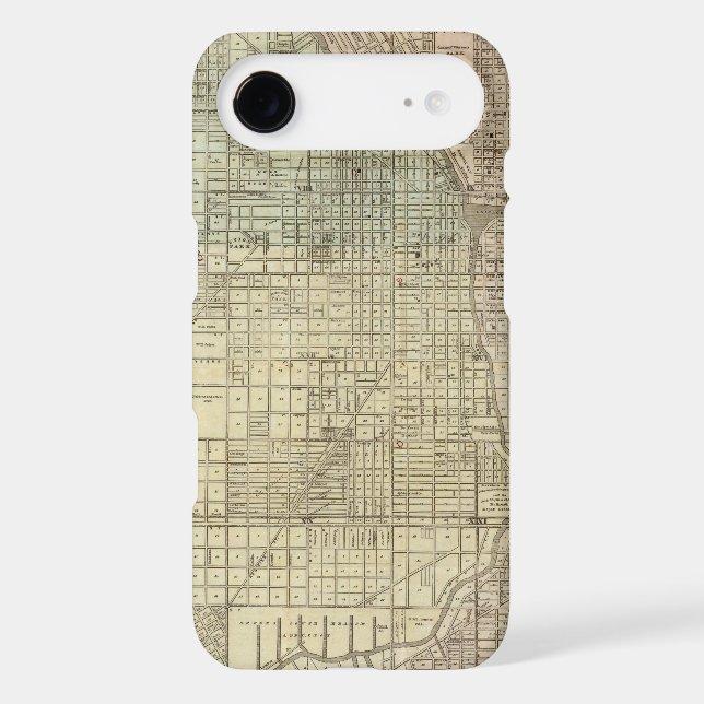 Map Of Chicago iPod Touch Case (Back)