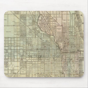 Map Of Chicago Mouse Pad