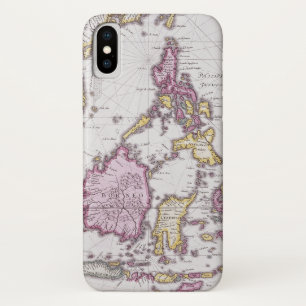 Map of China & Indonesia   1710 iPhone X Case