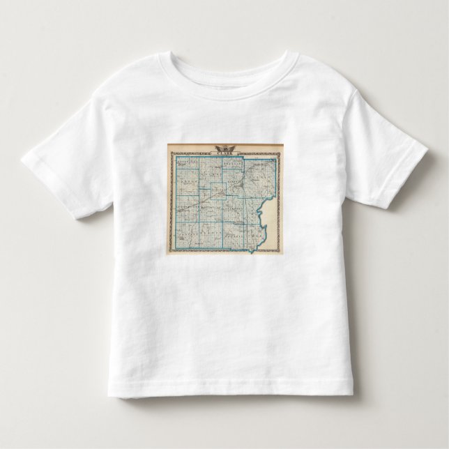Map of Clark County Toddler T-Shirt (Front)