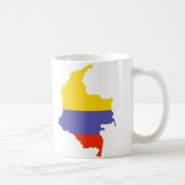 Map of Colombia Coffee Mug (Right)