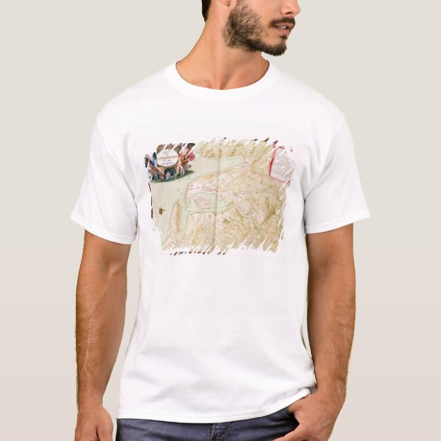Map of Concarneau T-Shirt (Front)