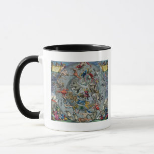 Map of Constellations of the Northern Mug