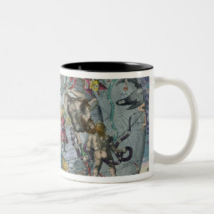 Map of Constellations of the Northern Two-Tone Coffee Mug