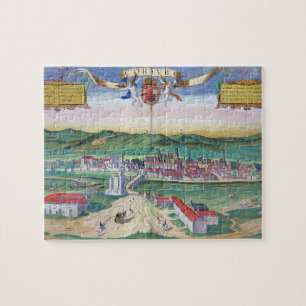 Map of Cordoba, from 'Civitates Orbis Terrarum' by Jigsaw Puzzle