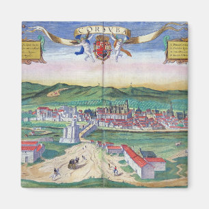 Map of Cordoba, from 'Civitates Orbis Terrarum' by Magnet