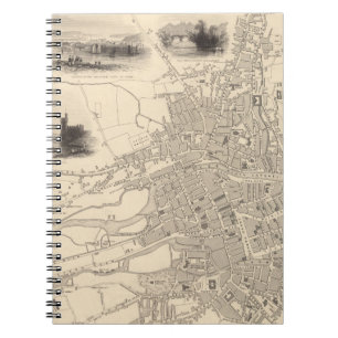Map of Cork, Ireland Notebook