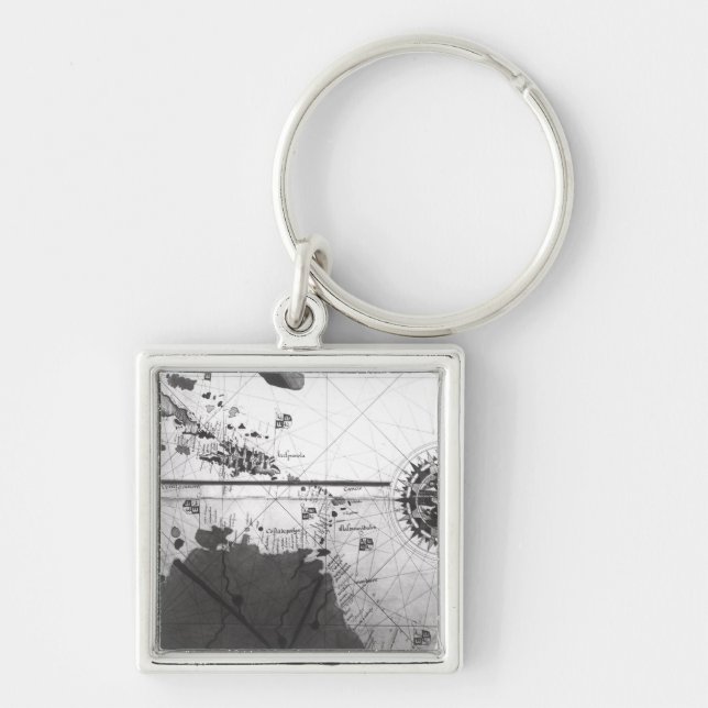 Map of countries key ring (Front)