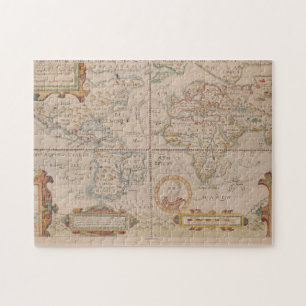 Map of Drake's Circumnavigation of the Globe Jigsaw Puzzle