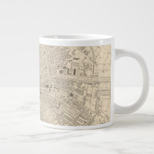 Map of Dublin, Ireland Large Coffee Mug