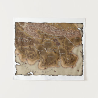 "Map of Dunmoh" Wall Tapestry