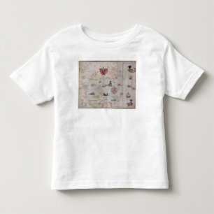 Map of Eastern North America Toddler T-Shirt