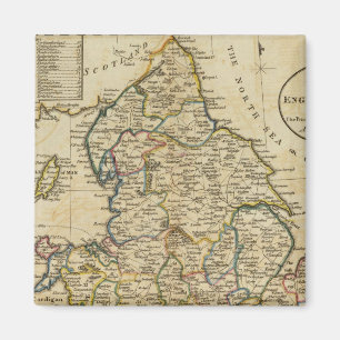 Map of England and Wales Magnet