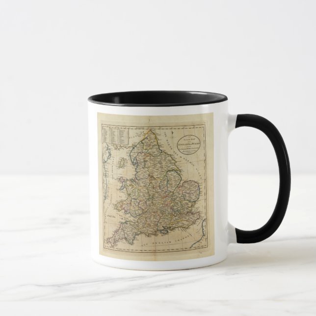 Map of England and Wales Mug (Right)