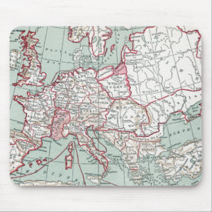 MAP OF EUROPE, 12th CENTURY Mouse Pad