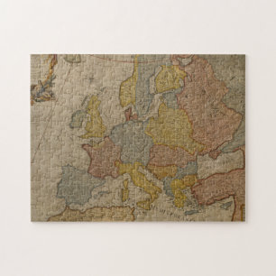 Map of Europe   1700 Jigsaw Puzzle