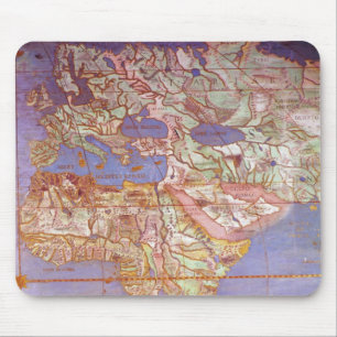 Map of Europe and Africa Mouse Pad
