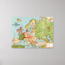 Map of Europe by George Washington Bacon