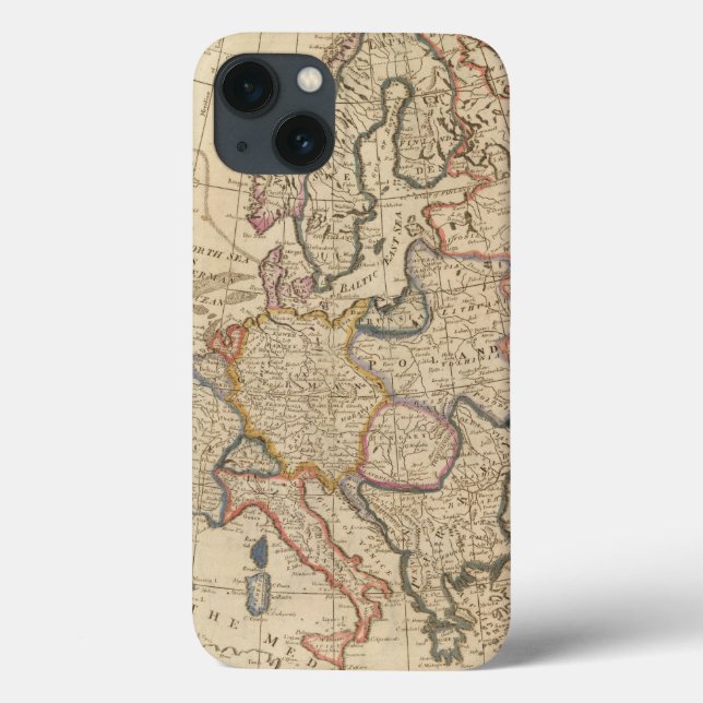 Map of Europe Case-Mate iPhone Case (Back)