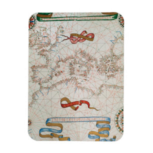 Map of Europe & Coasts of North Africa Magnet