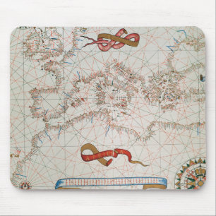 Map of Europe & Coasts of North Africa Mouse Pad