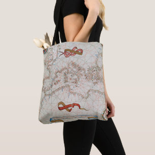 Map of Europe & Coasts of North Africa Tote Bag