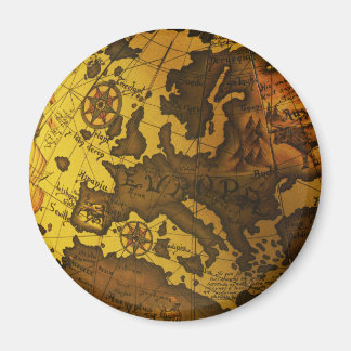 Map of Europe Magnet