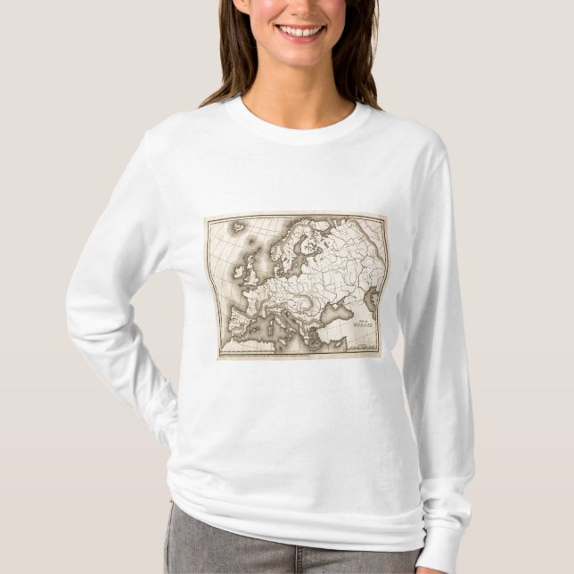 Map of Europe T-Shirt (Front)