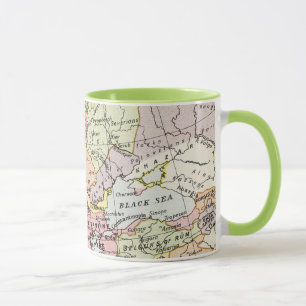 Map of Europe The Third Crusade Mug