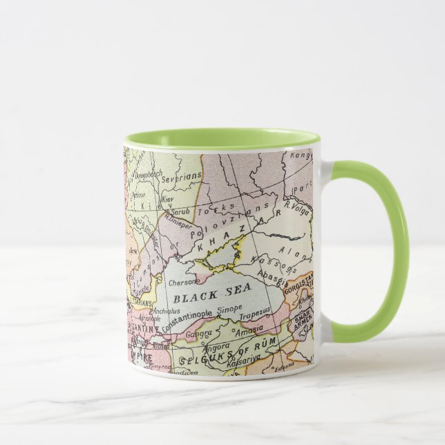 Map of Europe | The Third Crusade Mug (Right)